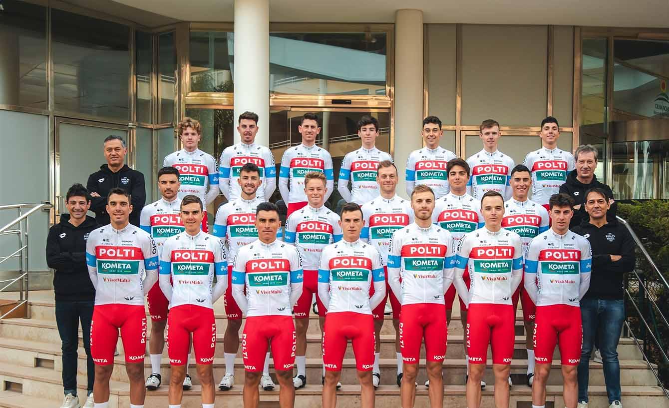 Team Polti Kometa in the Giro d’Italia for the fourth time